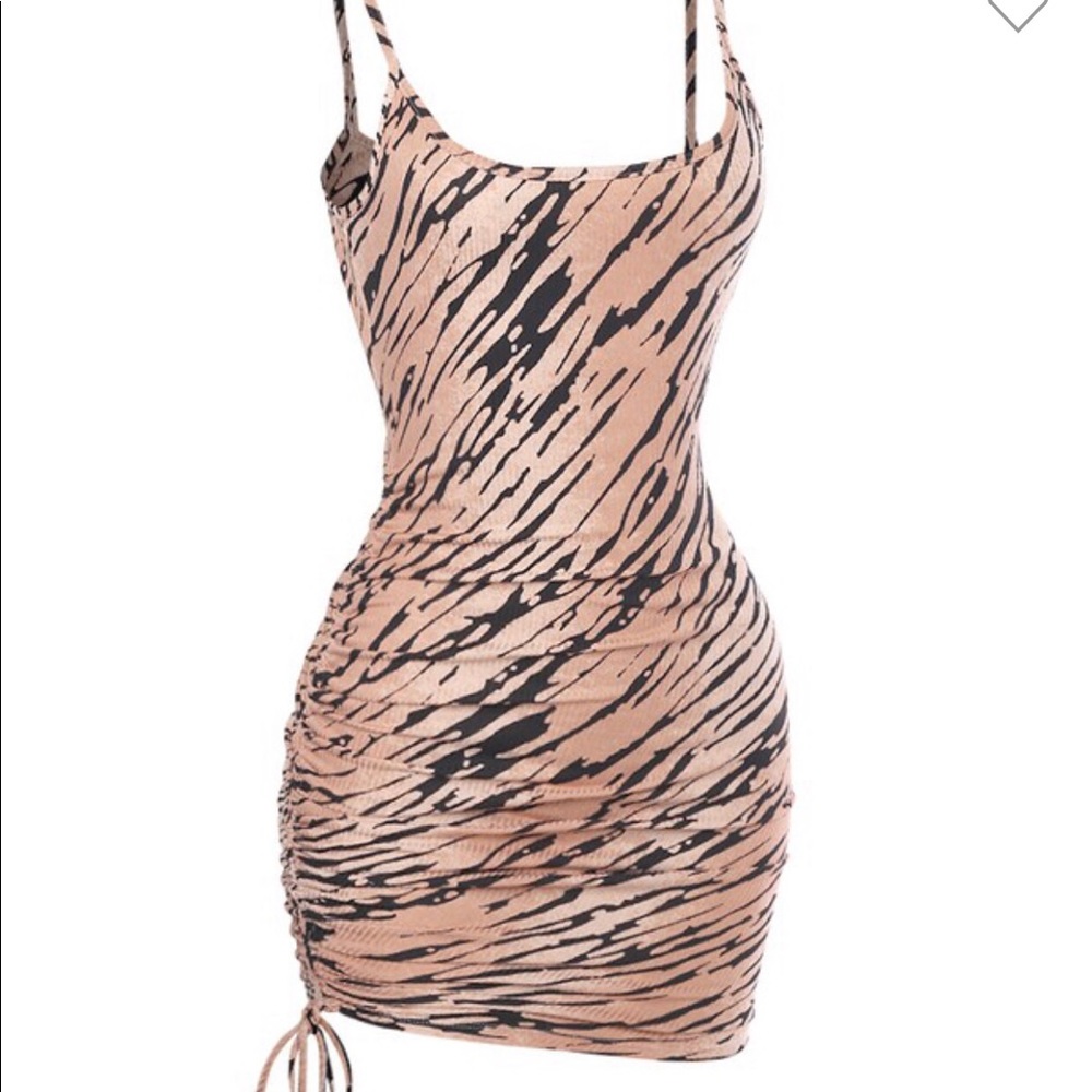 Sexy animal print dress